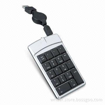 Black Color Numeric Keyboard with PS/2 or USB Interface